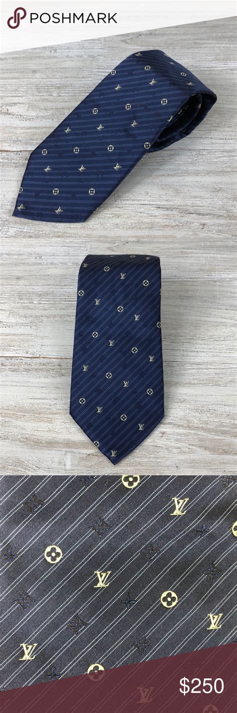 louis vuitton monogram navy original tie|louis vuitton turban.